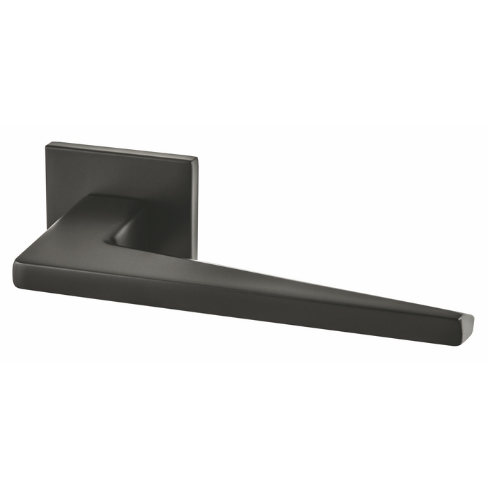 Ручка на квадратній розеті Armadillo Urban SLIM MORI — чорний