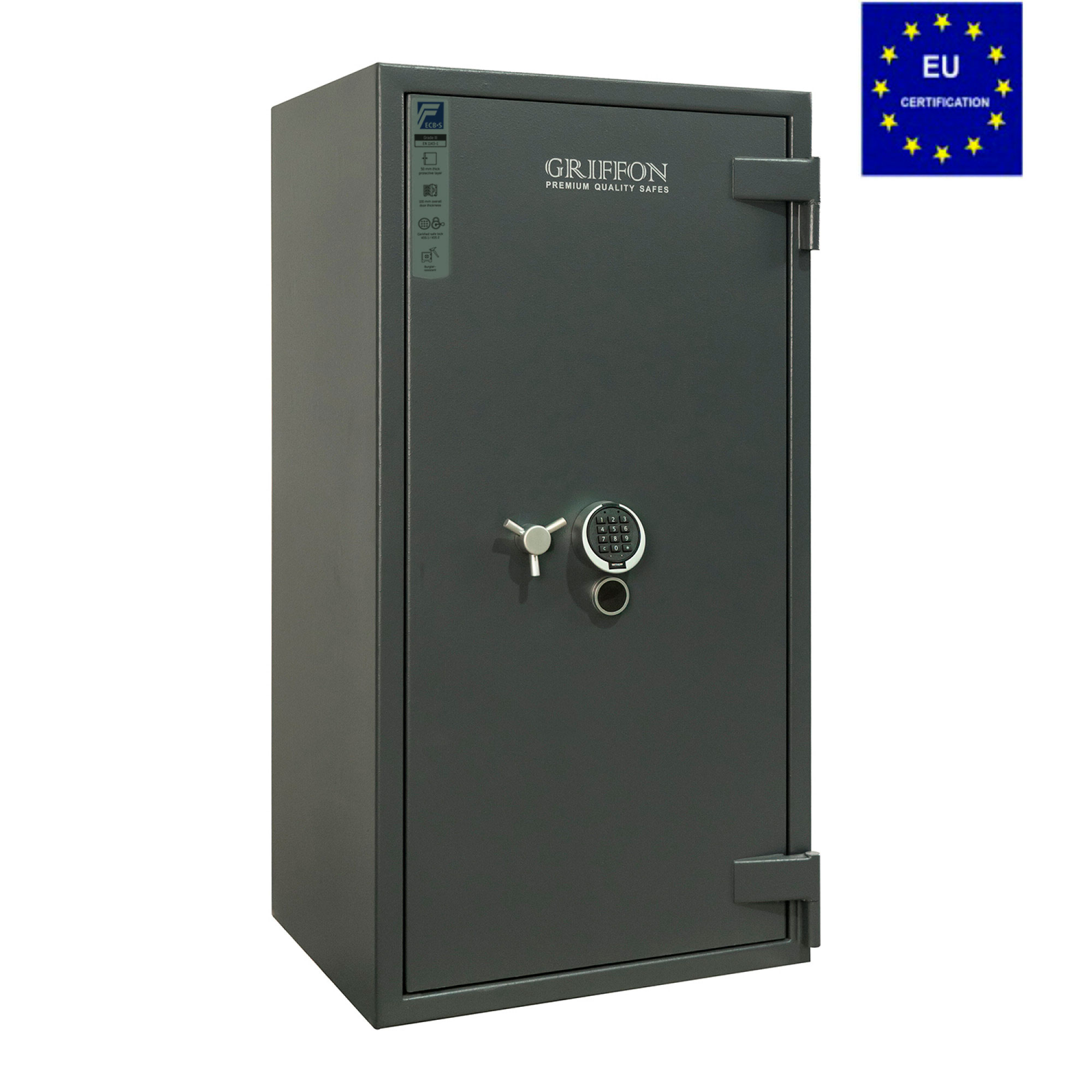 Сейф вогнезламостійкий GRIFFON CLE III.140.K.E DARK GREY
